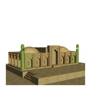 طراحی مسجد مستطیل شکل